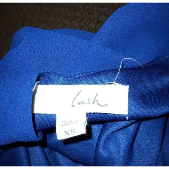 LUSH COBALT BLUE DRESS SZ. XS EUC - Picture 4 of 4